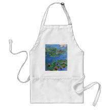 Röda näckrosor, Claude Monet Förkläde