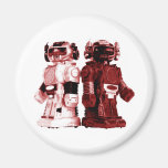 röda robotmagneter