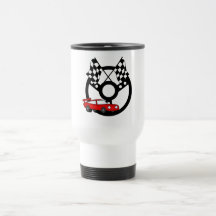 Röda Tshirts och gåvor för tävlingbil Kaffe Muggar