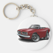 Rödbrun cabriolet 1967-69 för Barracuda Nyckelringar
