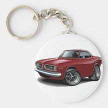 Rödbrun Coupe 1967-69 för Barracuda Nyckelring