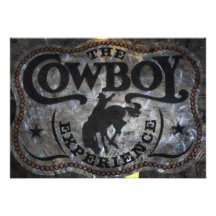 rodeo för cowboy för westernt land för grungevinta kort för inbjudningar