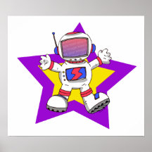 rolig astronaut print