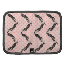 Rolig blom- polka dots för mustaschsparrerosor organizers