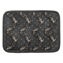 Rolig blom- polka dots för mustaschsparresvart organizer
