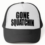 Rolig BORTA SQUATCHIN-HATT - speciell *BOBO*upplag