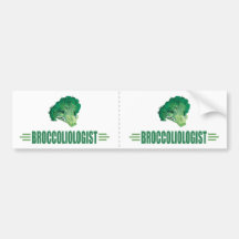 Rolig broccoli bildekal