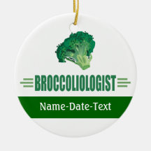 Rolig broccoli jul dekorationer