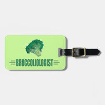Rolig broccoli luggage tags