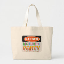 Rolig brudens sida för farabacheloretteparty tote bag