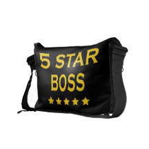 Rolig coolachefer: Chef för fem stjärna Messenger Bag
