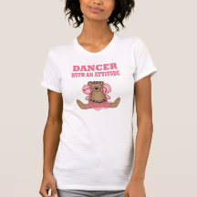 Rolig dansare med inställning tshirts