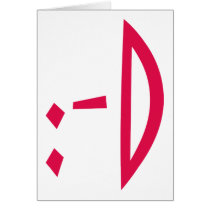 Rolig Emoticon Matisse med modern konstdesign kort