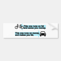 Rolig för cykel bil kontra bildekal