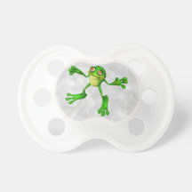 Rolig grön Froggie nappar