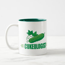 Rolig gurka kaffe mugg