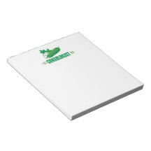 Rolig gurka memo notepad