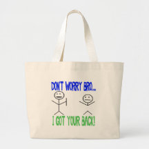 Rolig har din baksida tote bag