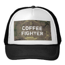 Rolig hatt för kaffefigther keps