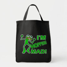 Rolig hoppa tokig grodavits tote bag