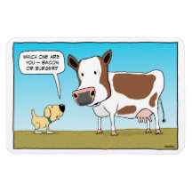 Rolig hund och komagnet