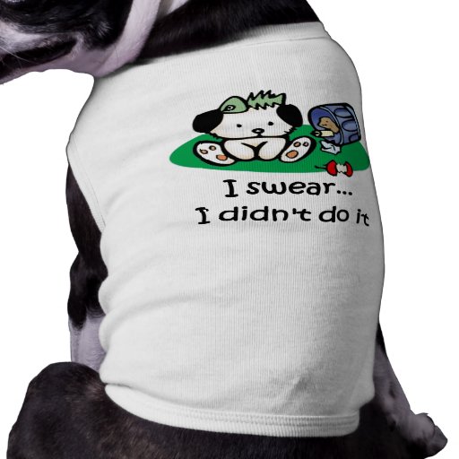 Rolig hund t-skjorta t-shirt för hundar