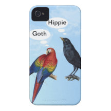 Rolig iphone 4 cases för Goth Hippie