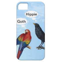 Rolig iphone för Goth Hippie 5 cases iPhone 5 Case-Mate Skydd
