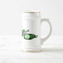 Rolig irländsk öl som dricker gåvor kaffe muggar