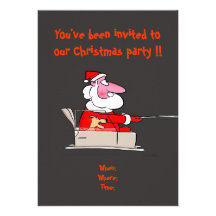Rolig julpartyinbjudan