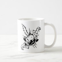Rolig katt kaffe koppar