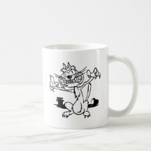 Rolig katt mugg