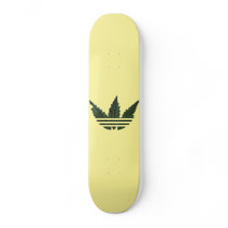 Rolig logoskateboard för Marihuana