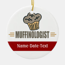 Rolig muffin juldekoration