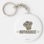 Rolig muffin nyckelringar