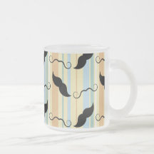 Rolig mustaschbakgrund kaffe koppar