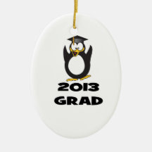 Rolig pingvin 2013 för studenten julgransdekoration