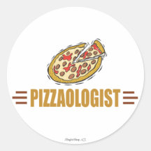 Rolig Pizza Klistermärken