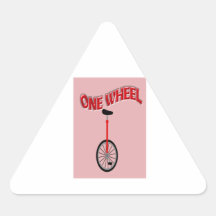 Rolig rullar triangle sticker