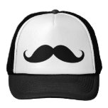 Rolig svart handlebarmustaschmoustache kepsar