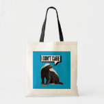 Rolig talande honey badger tygkasse