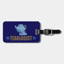 Rolig Tea Reselappar För Väskor