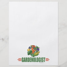 Rolig trädgårdsmästare flygblad designs