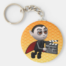 Rolig vampyrfilm för 3d Dracula Nyckel Ring