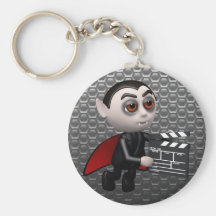 Rolig vampyrfilm för 3d Dracula Nyckel Ring
