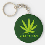 Rolig vegetarisk humor för ogräs för MarijuanaCann Nyckel Ringar