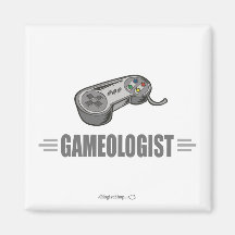 Rolig video Gamer Kylskåpsnagnet