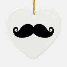 Rolig vintagesvartmustasch jul dekorationer