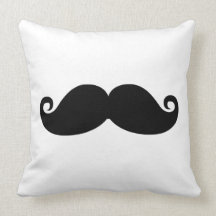 Rolig vintagesvartmustasch kuddar