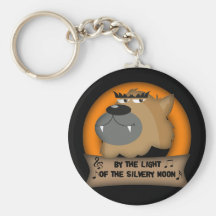 Rolig Werewolf Keychain Nyckel Ring